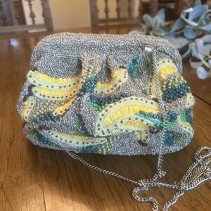 NEW-Viral Handcrafted Made in India Banana Jungle Beaded Bag